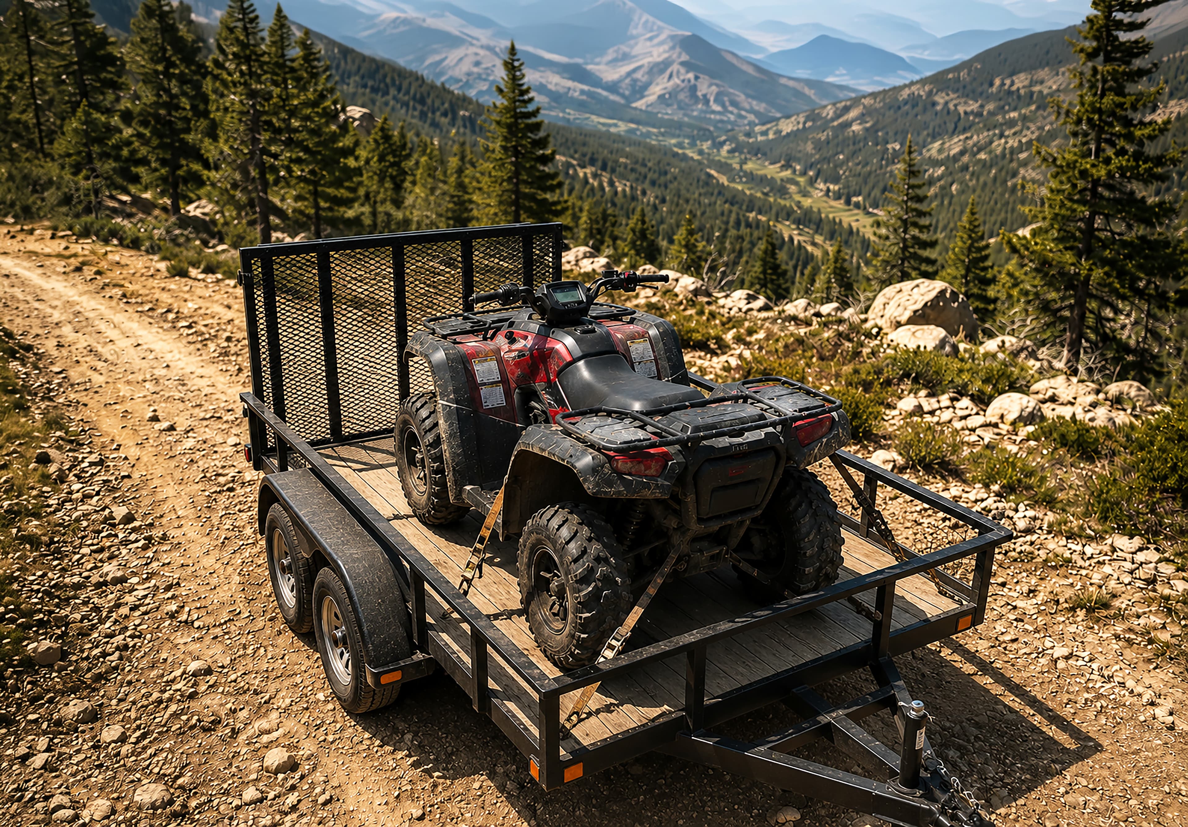 Landscaping hauling with HAULa
